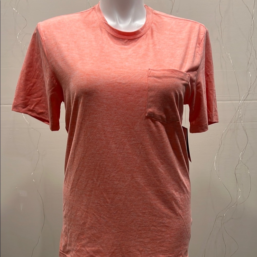 Chaps Pink Short Sleeve Crew Neck Tee